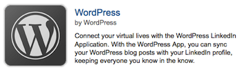 WordPress op LinkedIn