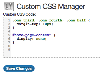 custom css