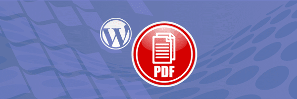 PDF download button WordPress