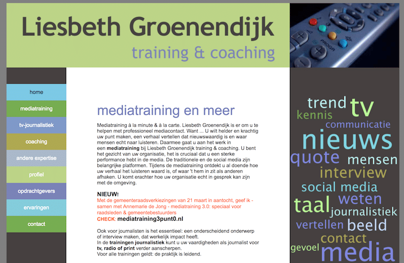 liesbeth groenendijk oude website