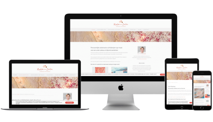 marloes van zoelen WordPress website