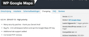 changelog google maps