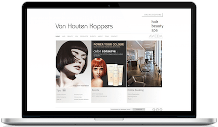 kapsalon wordpress custom theme