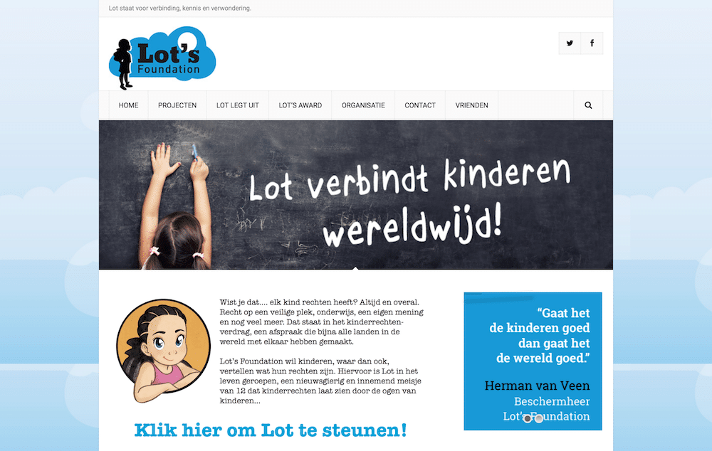 Lot's Foundation oude website