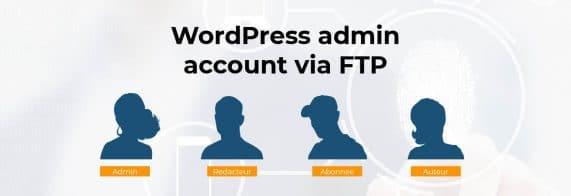 wordpress admin account via ftp