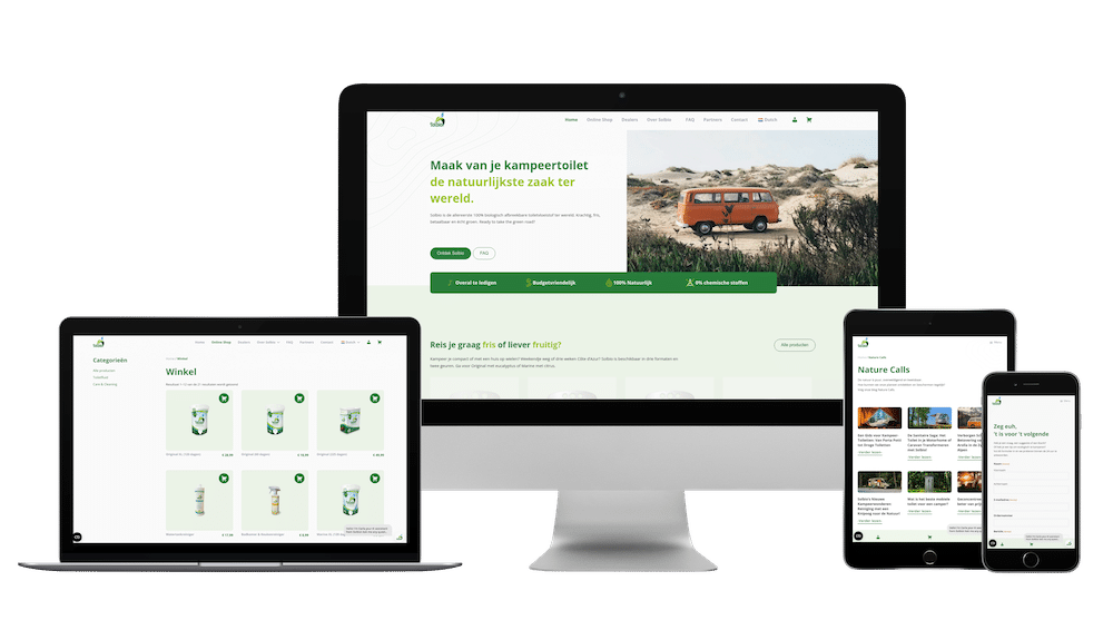 Solbio WordPress webshop